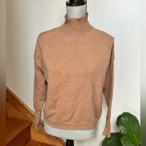 Elie Tahari Camel Turtleneck Sweater